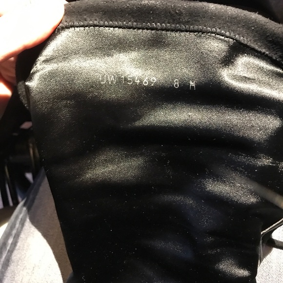 Stuart Weitzman Midland Boots Black Suede (fit 9) - Picture 6 of 8
